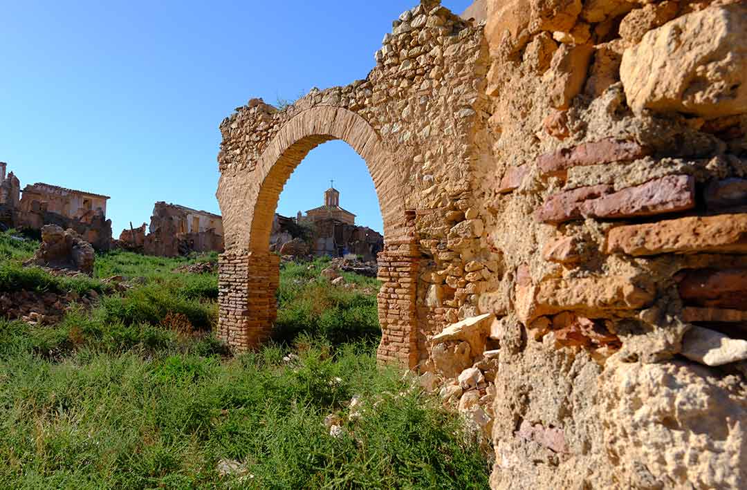 Belchite village Aragon